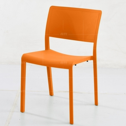 洽談椅-橘